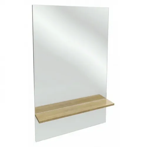 Зеркало Struktura 59х107,2 см, высокое, с полкой, розовое дерево EB1212-E13 Jacob Delafon