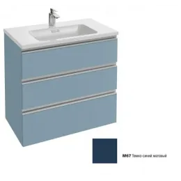 Модуль под раковину Vox 80х46х73,4 см, 3 ящика, темно-синий матовый EB2048-RA-M67 Jacob Delafon