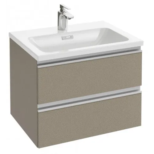 Модуль под раковину Vox 60х46х45,2 см, черное дерево, с 2 выдвижными ящиками, встроенные ручки EB2030-RA-E15 Jacob Delafon