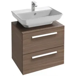 Модуль с раковиной Struktura 65 см, серый антрацит, 2 ящика, подвесной монтаж EGC111-Z-00+EB1383-N14 Jacob Delafon