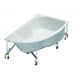 Акриловая ванна Micromega Duo 150х100 см, правосторонняя, с каркасом и панелью, асимметричная E60220-00 Jacob Delafon