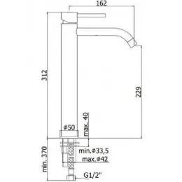 Смеситель для раковины Paffoni Light LIG081CR