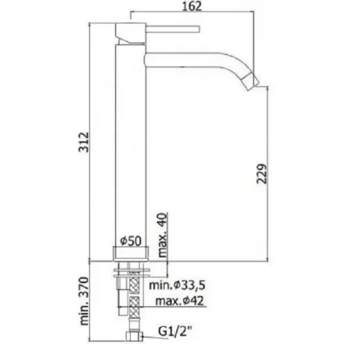 Смеситель для раковины Paffoni Light LIG081CR