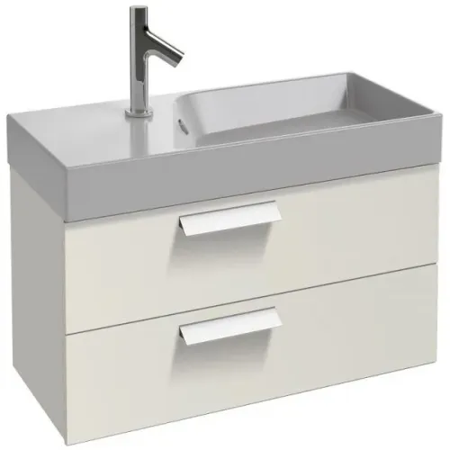 Модуль под раковину Rythmik 79,5х36х42,4 см, белый блестящий, 2 выдвижных ящика EB1302-N18 Jacob Delafon