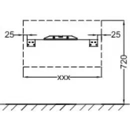 Тумба для ванной Stillness натуральный дуб, 1 ящик, подвесной монтаж 41х45 см EB2005-P6 Jacob Delafon