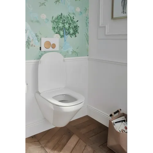 Подвесной унитаз Modern Life 36х54 см, безободковый, без сиденья E77725-0 Jacob Delafon