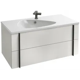 Модуль под раковину Nouvelle Vague 100х45,2х50,8 см, белый блестящий EB3032-G1C Jacob Delafon