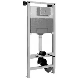 Комплект унитаза с инсталляцией Patio с белой клавишей, с микролифтом, безободковый, с кнопкой E5504-NF-M30 Jacob Delafon