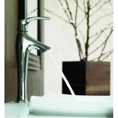 Смеситель для умывальника Symbol неповоротный излив, без донного клапана E19774-CP Jacob Delafon