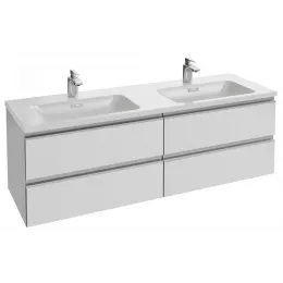 Модуль под раковину Vox 140х46х45,2 см, белый блестящий, 4 ящика, встроенные ручки EB2020-RA-G1C Jacob Delafon