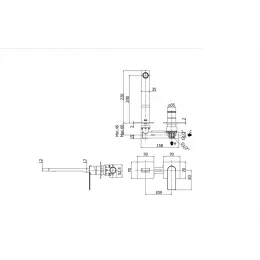 Смеситель для раковины Paffoni Tango TA105CR70