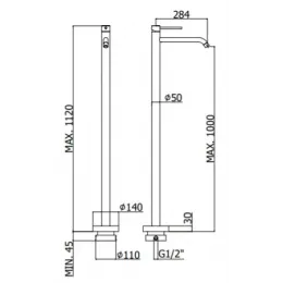 Смеситель для раковины Paffoni Light LIG031CR