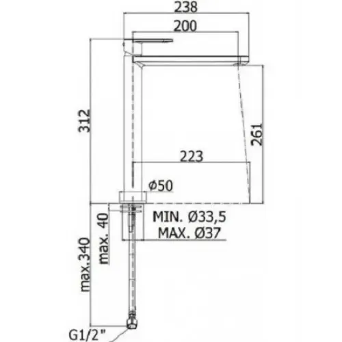 Смеситель для раковины Paffoni Candy CA081CR