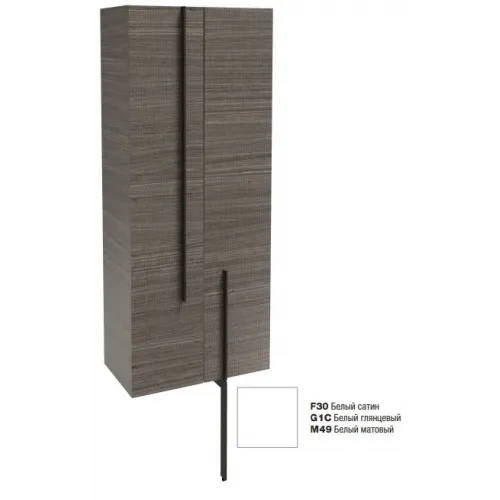 Шкаф-колонна Nouvelle Vague 60х34х147 см, 1 ящик+3 полки, белый глянцевый, подвесной монтаж EB3046RU-G1C Jacob Delafon