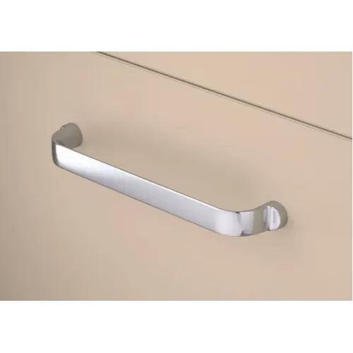 Комплект мебели для ванной Vox 80 см, 2 ящика, блестящий белый, изогнутая ручка, подвесной монтаж, с подсветкой EB2078-R1-N18+EB1413-NF+EXAE112-Z-00 Jacob Delafon