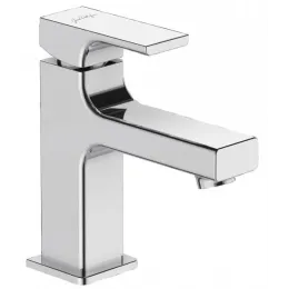 Смеситель для умывальника Strayt низкий, неповоротный излив, без донного клапана E8919-CP Jacob Delafon