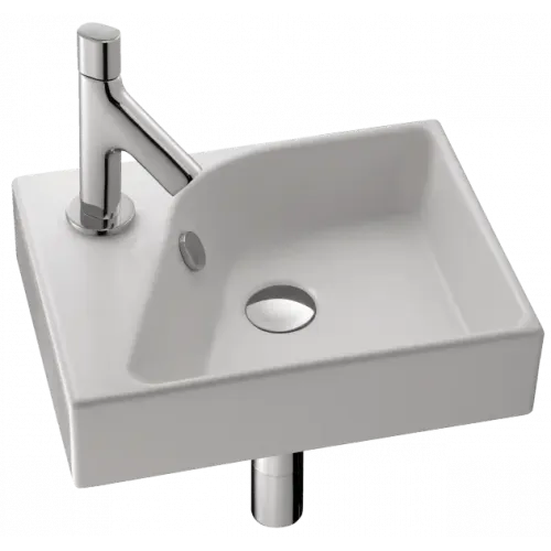 Подвесная раковина Formilia 40х30х8,5 см, с 1 отверстием под смеситель, санфарфор E4786-00 Jacob Delafon