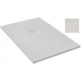 Поддон Singulier 140х80х3 см, жемчужно-белый, матовый, антискользящее покрытие, прямоугольный, Neoroc E67015-MAM Jacob Delafon