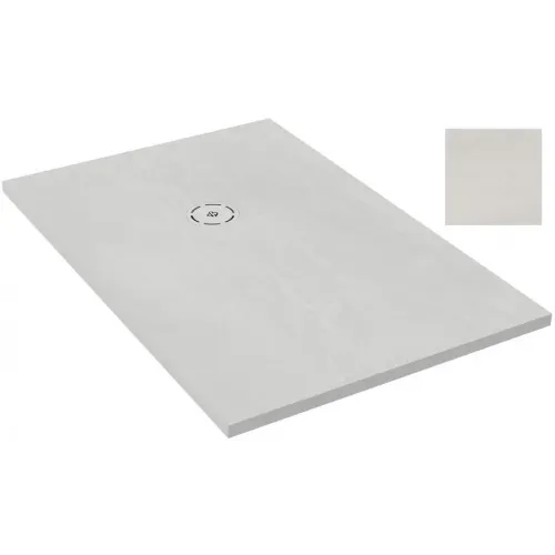 Поддон Singulier 140х80х3 см, жемчужно-белый, матовый, антискользящее покрытие, прямоугольный, Neoroc E67015-MAM Jacob Delafon