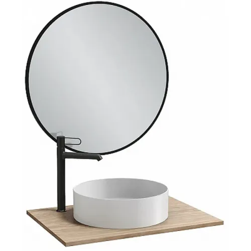 Зеркало Odeon Rive Gauche 90х90 см, черный сатин EB1268-S14 Jacob Delafon