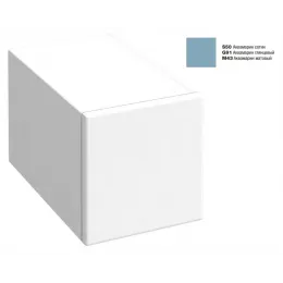 Тумба для ванной Terrace аквамарин сатин, подвесной монтаж 30х48 см EB1744-S50 Jacob Delafon