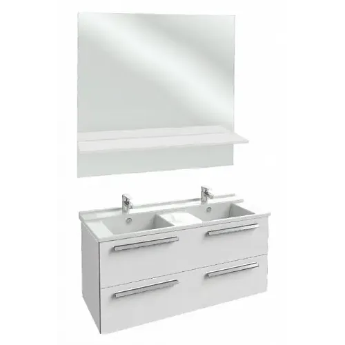 Модуль под раковину Struktura 117х47х56 см, белый блестящий, 4 выдвижных ящика EB1279-N18 Jacob Delafon