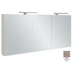 Зеркало 140х65 см, квебекский дуб, 3 дверцы, с подсветкой EB1370-E10 Jacob Delafon