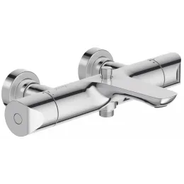 Настенный смеситель Gabin с выходом на душ (без лейки), неповоротный излив, термостат E78129-CP Jacob Delafon