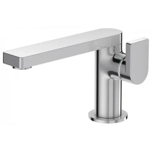 Смеситель для умывальника Composed низкий, неповоротный излив, с донным клапаном E73167-CP Jacob Delafon