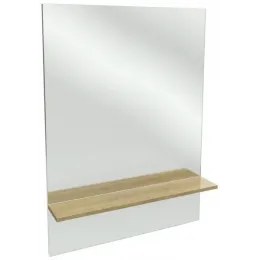 Зеркало Struktura 79х107,2 см, ореховое дерево, высокое, с полочкой EB1213-E16 Jacob Delafon