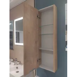 Комплект мебели для ванной Rythmik 100 см, арлингтонский дуб, +шкаф-колонна, выставочный образец, подвесной монтаж EB1304-E70+EXN112-Z-00+EB1058G-E70/У Jacob Delafon