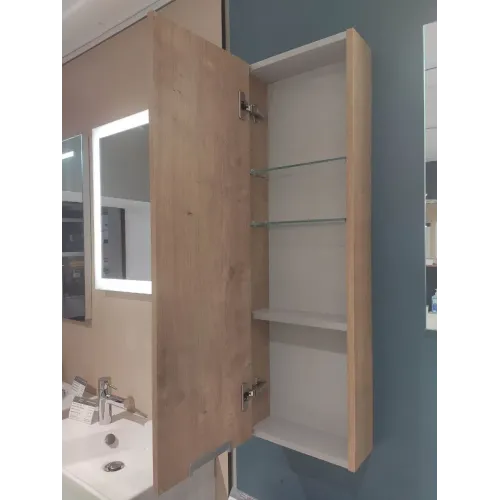 Комплект мебели для ванной Rythmik 100 см, арлингтонский дуб, +шкаф-колонна, выставочный образец, подвесной монтаж EB1304-E70+EXN112-Z-00+EB1058G-E70/У Jacob Delafon