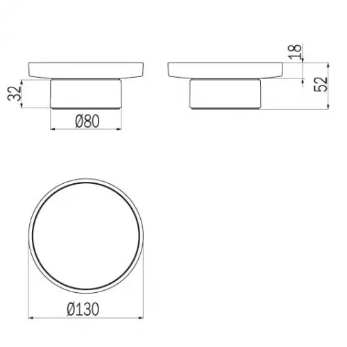 Мыльница INDA MITO A20020NE21
