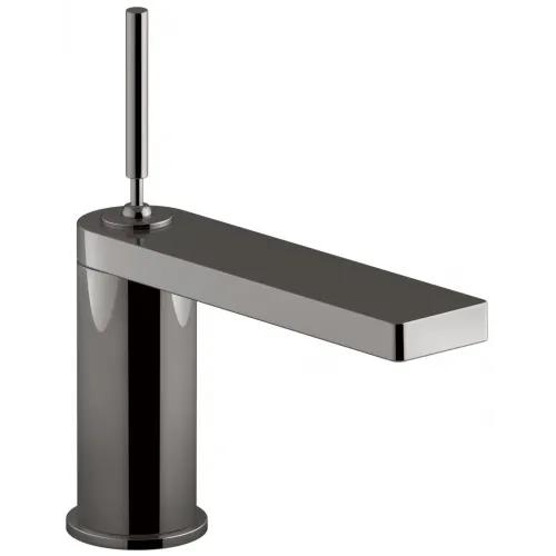 Смеситель для умывальника Composed титан, высота излива 193 мм, неповоротный излив, с донным клапаном E73158-TT Jacob Delafon