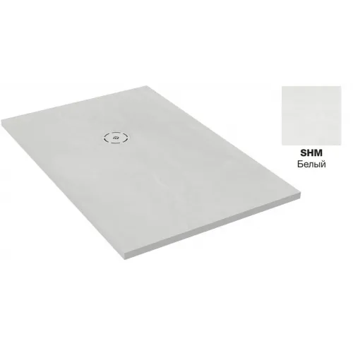 Поддон Singulier 120х70х3 см, антискользящее покрытие, белый, прямоугольный, Neoroc E67003-SHM Jacob Delafon