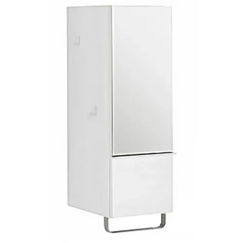 Шкаф Odeon Up 35х34х96 см, белый блестящий, 1 ящик, 1 зеркальная дверца, шарниры слева, левый EB893G-N18 Jacob Delafon