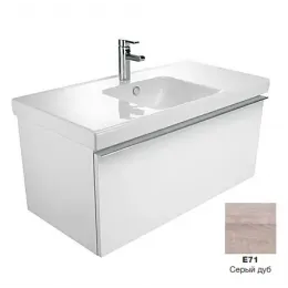 Модуль под раковину Odeon Up 100х48,5х45 см, 1 ящик, серый дуб EB883-E71 Jacob Delafon