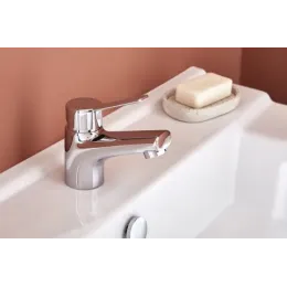 Смеситель для умывальника Eo неповоротный излив, без донного клапана E24158RU-CP Jacob Delafon