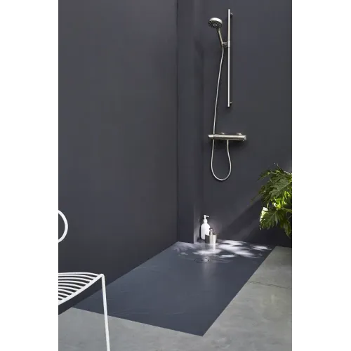 Поддон Singulier 140х90х3 см, серый, матовый, антискользящее покрытие, Neoroc, прямоугольный E67025-NAD Jacob Delafon