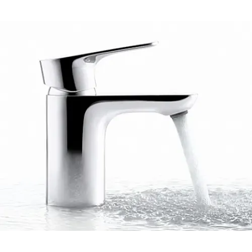 Смеситель для умывальника Aleo быстрая установка, неповоротный излив, без донного клапана E72277-4-CP Jacob Delafon