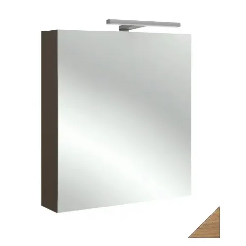 Зеркало Odeon Up 60х65 см, левый, ореховое дерево, с подсветкой, с подсветкой EB795GRU-E16 Jacob Delafon