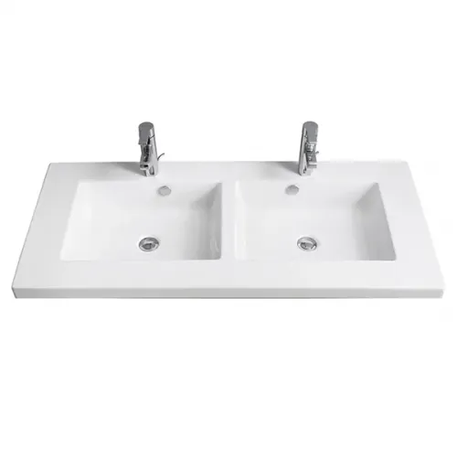 Подвесная раковина Sobro 120х54х5 см, санфарфор, двойная 4562RU-00 Jacob Delafon