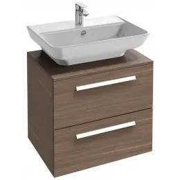 Модуль с раковиной Struktura 65 см, белый блестящий, подвесной монтаж EB1383-N18+EGC111-Z-00 Jacob Delafon