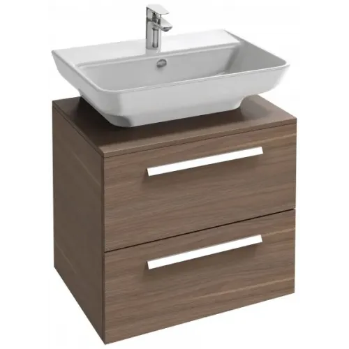 Модуль с раковиной Struktura 65 см, белый блестящий, подвесной монтаж EB1383-N18+EGC111-Z-00 Jacob Delafon