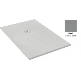 Поддон Singulier 170х90х3 см, антискользящее покрытие, серый шелк, прямоугольный, Neoroc E67028-MGZ Jacob Delafon