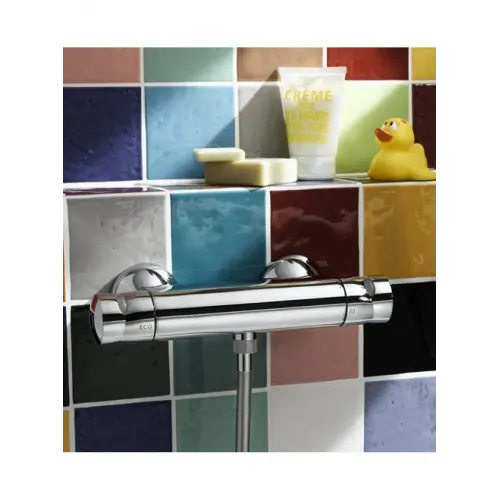 Настенный смеситель без излива Stomb без лейки, термостат E71070-CP Jacob Delafon