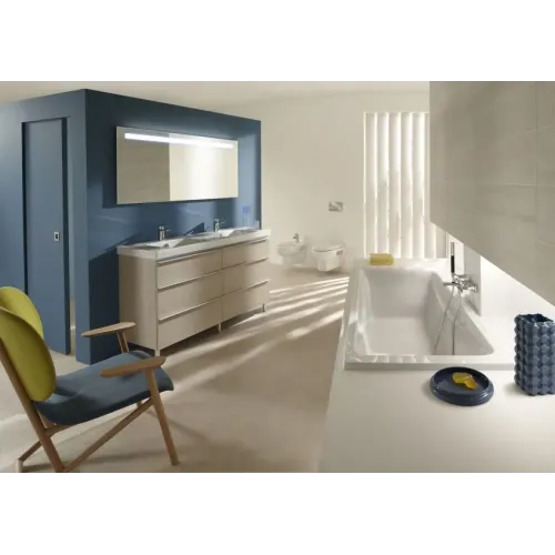 Модуль под раковину Odeon Up 117х48,5х73,8 см, 6 ящиков + 2 ящичка для аксессуаров, белый глянцевый EB995-G1C Jacob Delafon