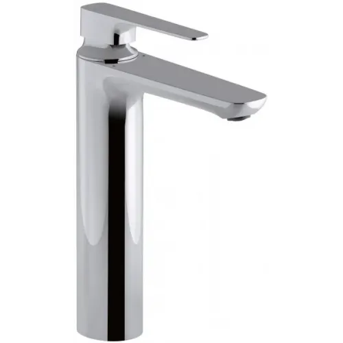 Высокий смеситель на столешницу Aleo+ 21,2 см, неповоротный излив, без донного клапана E72336-CP Jacob Delafon