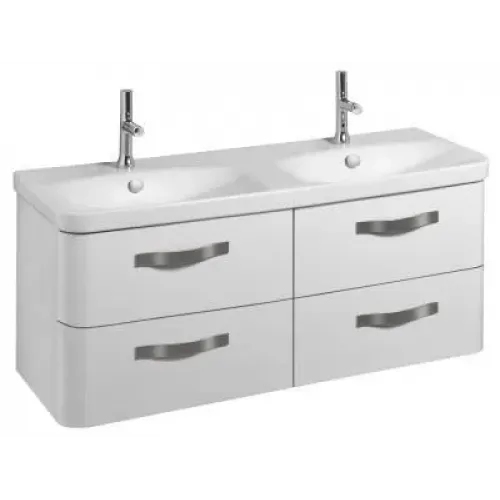 Модуль под раковину Replay 118,5х45х47 см, белый блестящий, 4 выдвижных ящика EB1048-G1C Jacob Delafon