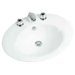 Встраиваемая сверху раковина Presqu'ile 60х48 см, санфарфор, с отв. под смеситель E1250-00 Jacob Delafon